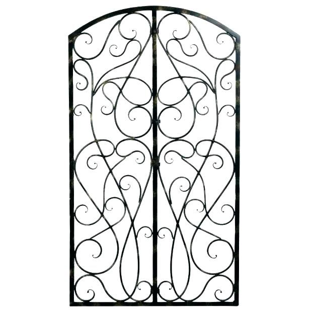 Wrought Iron Wall Hangings Fancy Outdoor Wrought Iron Wall Art In Iron Wall Art (Photo 14 of 20)