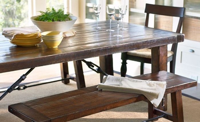 11. Picnic Table Dining Table Luxury Picnic Style Dining Room Table In Indoor Picnic Style Dining Tables (Photo 22 of 25)