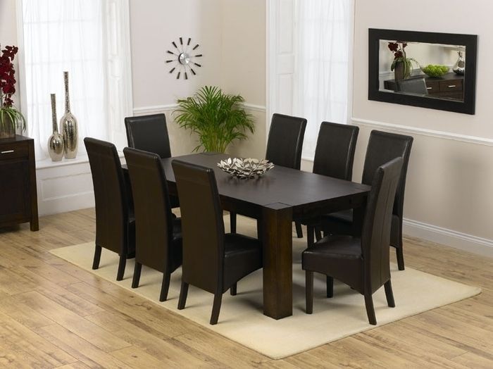 15. Charming Ideas Dining Table Seats 8 Winsome Square Dining Table For Dining Tables Seats 8 (Photo 3 of 25)