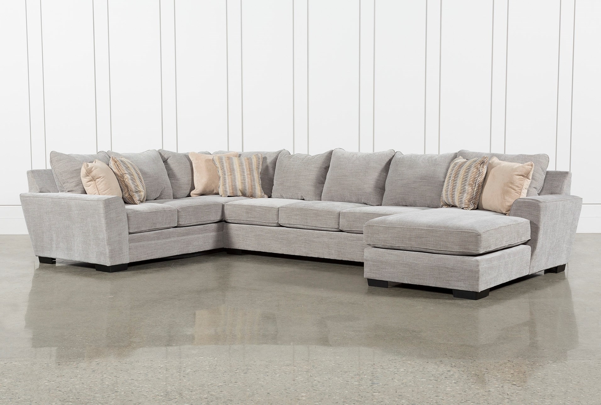 3 Piece Sectional Malbry Point W Laf Chaise Living Spaces 223533 0 For Malbry Point 3 Piece Sectionals With Laf Chaise (Photo 1 of 25)