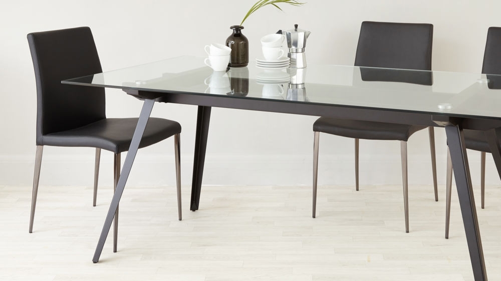 Featured Photo of 25 The Best Black Glass Dining Tables