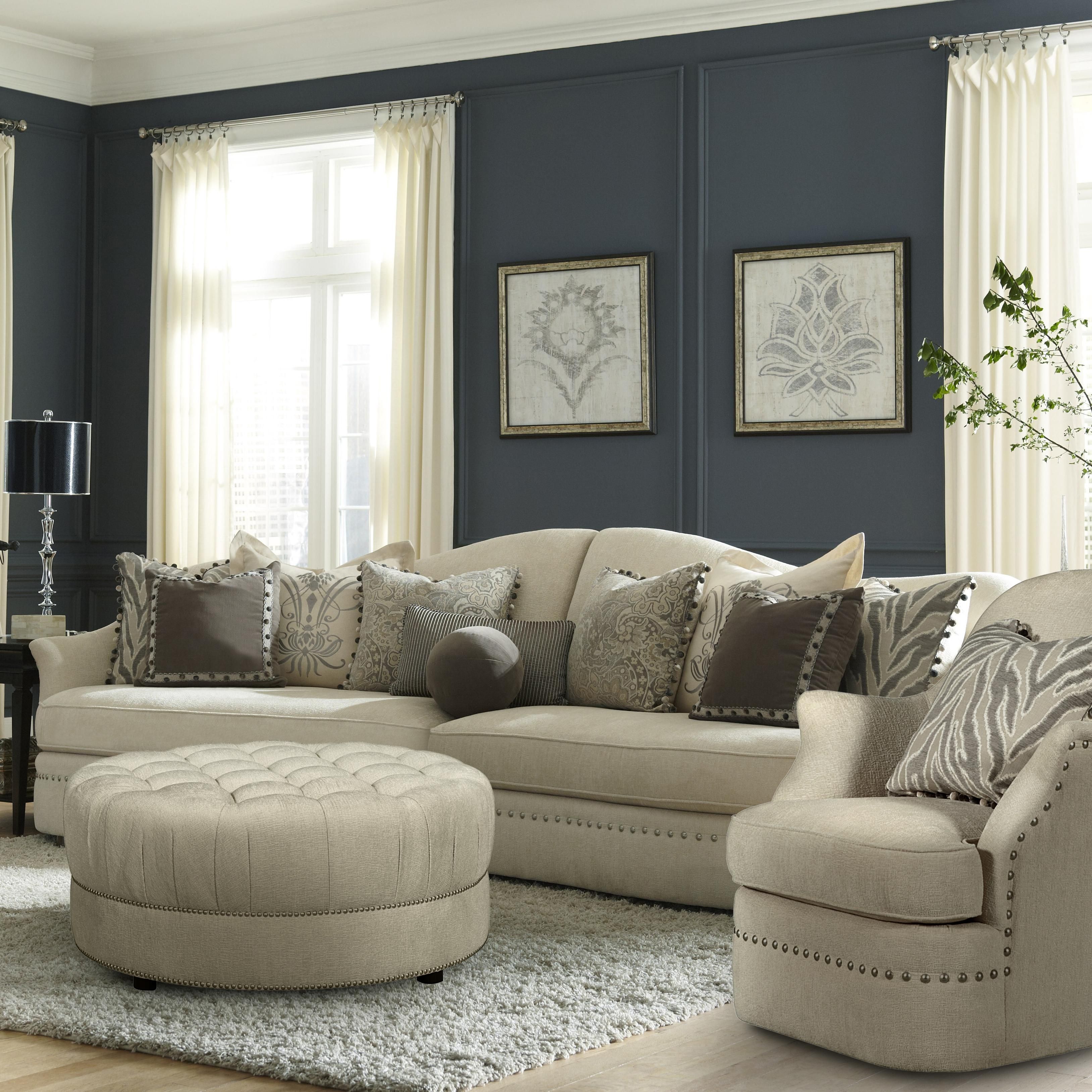 A.r.t. Furniture Inc Cotswold Amanda – Ivory 2 Piece Sofa Sectional In Sierra Foam Ii 3 Piece Sectionals (Photo 25 of 25)