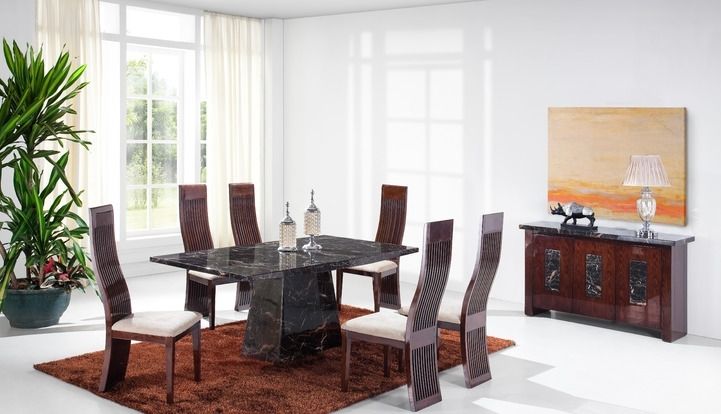 Adelaide 1.8m Solid Marble Dining Table And 4 Chairs | Scs Throughout Scs Dining Room Furniture (Photo 2 of 25)
