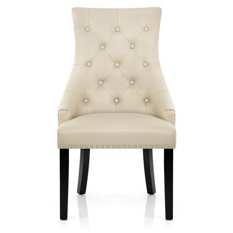 Ascot Dining Chair Cream Leather – Atlantic Shopping With Cream Leather Dining Chairs (Photo 1 of 25)