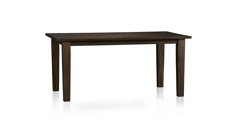 Basque Java 65" Dining Table + Reviews | Crate And Barrel Within Java Dining Tables (View 18 of 25)