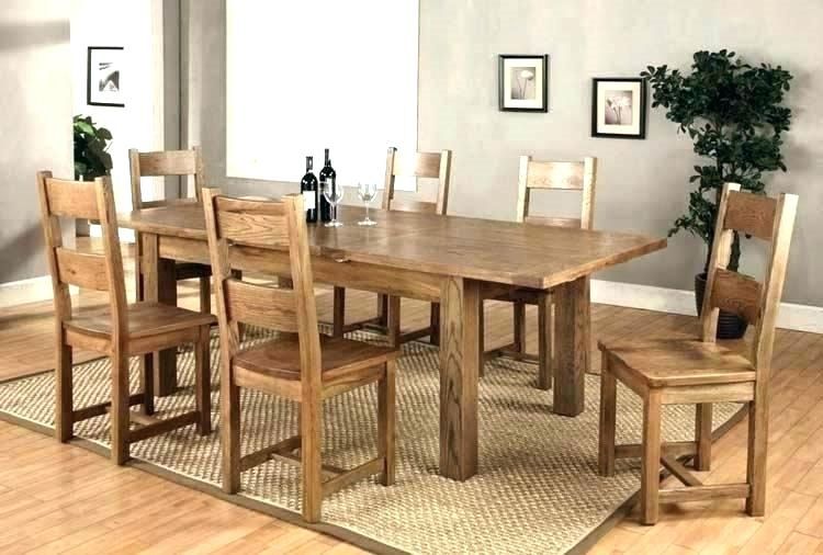 Beautiful Round Dining Table For 6 Kitchen With Chairs Upholstered Pertaining To Dining Table Sets With 6 Chairs (View 15 of 25)