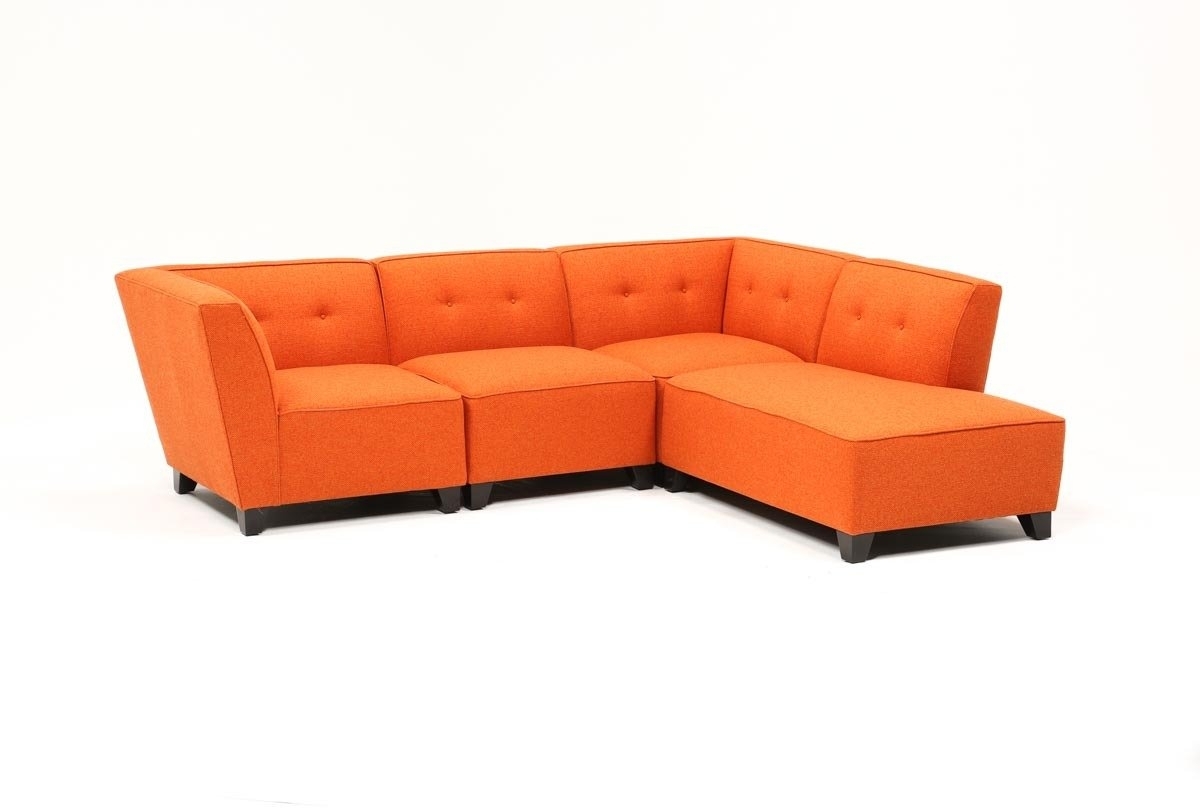 Benton 4 Piece Sectional | Living Spaces Regarding Benton 4 Piece Sectionals (Photo 1 of 25)