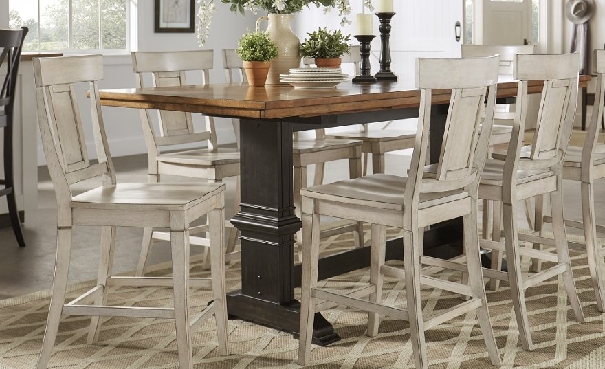 Featured Photo of 2024 Popular Wyatt 6 Piece Dining Sets with Celler Teal Chairs