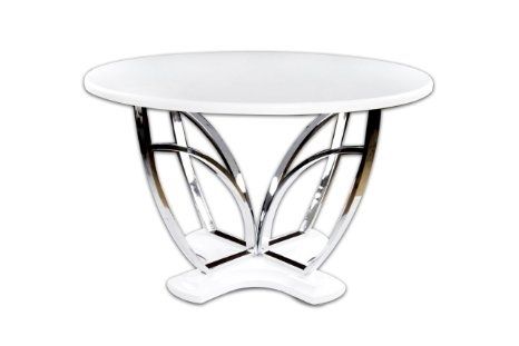 Buy Furniture Of America Hayden Round High Gloss Lacquer Dining In Round High Gloss Dining Tables (View 22 of 25)