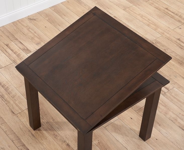 Buy Mark Harris Sandringham Solid Dark Oak Dining Table – 90cm Pertaining To Flip Top Oak Dining Tables (View 5 of 25)