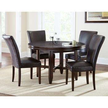 Caden 5 Piece Dining Set With 52" Table | Misc Love | Pinterest Within Caden 5 Piece Round Dining Sets With Upholstered Side Chairs (Photo 1 of 25)