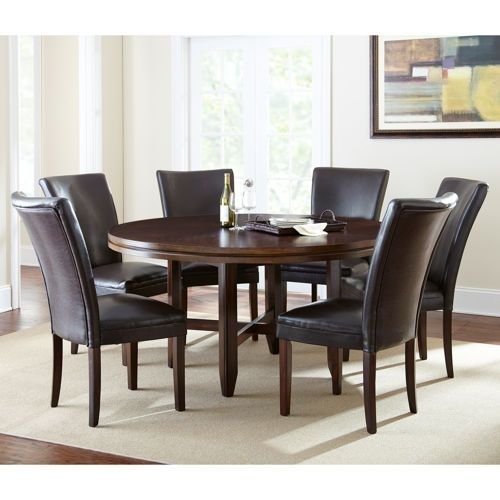 Caden 7 Piece Dining Set With 62" Table Valid 9/1/13 Through 9/30/13 Inside Caden 7 Piece Dining Sets With Upholstered Side Chair (Photo 1 of 25)