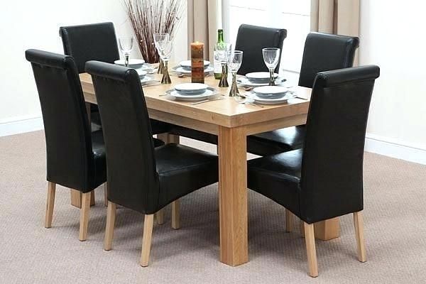 Cheap Dining Sets 6 Chair Set Table And Chairs Solid Oak Extending With Cheap Dining Sets (View 18 of 25)