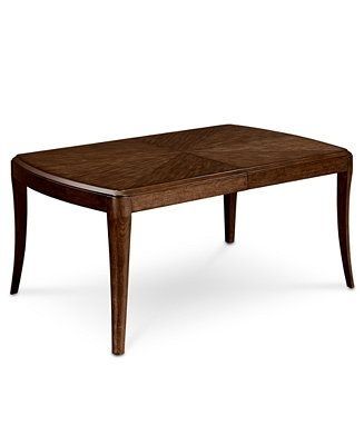 Closeout! Delfina Expandable Leg Dining Table, Created For Macy's Inside Delfina Dining Tables (View 3 of 25)