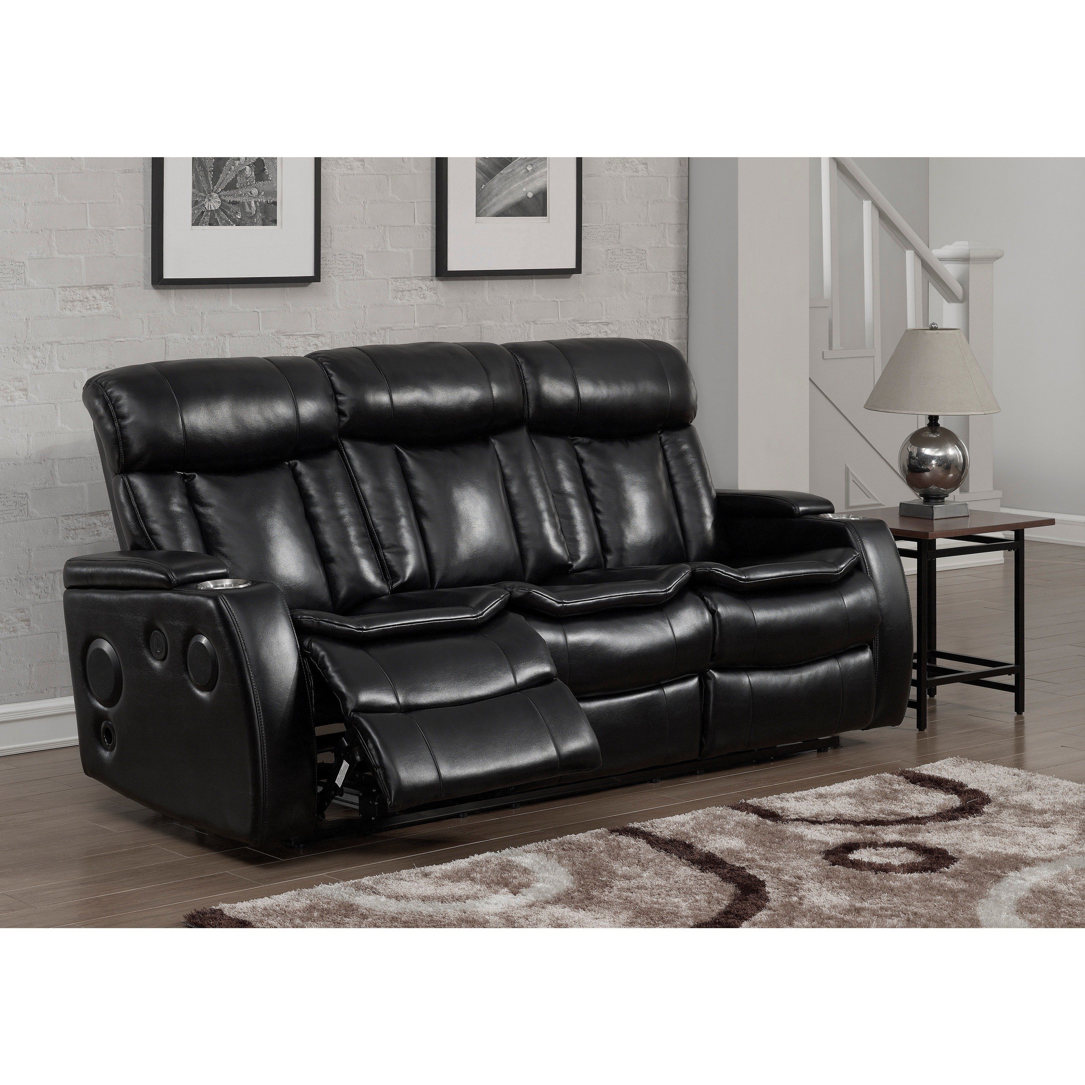 Delano Power Reclining Sofa With Usb | Baci Living Room Regarding Clyde Grey Leather 3 Piece Power Reclining Sectionals With Pwr Hdrst & Usb (View 16 of 25)