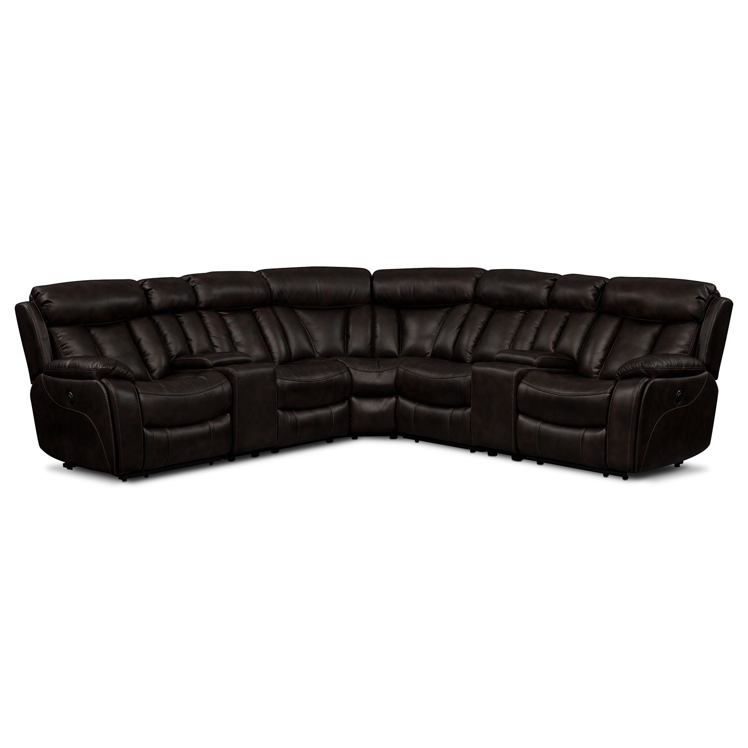 Diablo 7 Piece Power Reclining Sectional With Armless Power Chair With Regard To Haven Blue Steel 3 Piece Sectionals (View 11 of 25)