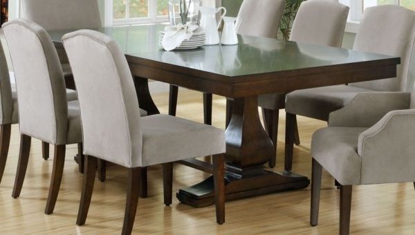 Dining Room Design: Dark Wooden Extension Dining Table, Dining Table Inside Dark Dining Tables (View 9 of 25)