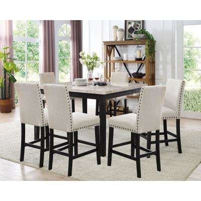 Dining Room Sets – Kitchen & Dining Room Furniture – The Home Depot Regarding Dining Table Sets With 6 Chairs (View 17 of 25)