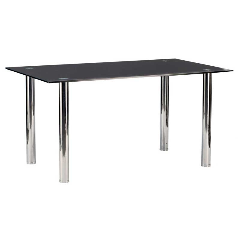 Dior Black Glass Dining Table & 6 X Betty Dining Chair • Decofurn In Dining Tables Black Glass (View 8 of 25)