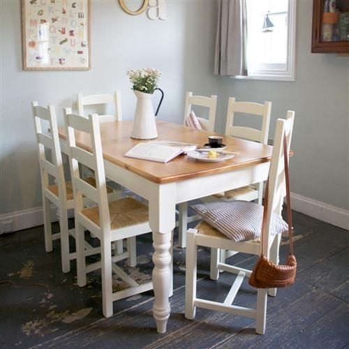 Dorchester Ivory Painted Dining Set! | Cotswold | Pinterest | Pine Regarding Ivory Painted Dining Tables (View 4 of 25)