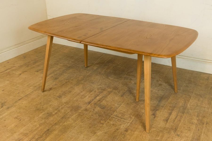 Ercol Light Elm Blond Grand Extending Dining Table | Vinterior Throughout Retro Extending Dining Tables (View 20 of 25)