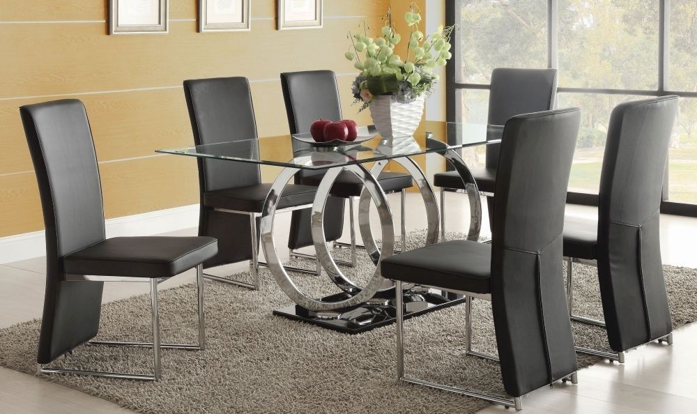 Featured Photo of The Best Cheap Glass Dining Tables and 6 Chairs