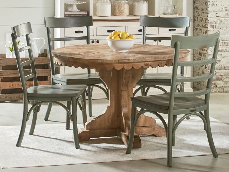 Featured Photo of 25 Best Ideas Magnolia Home Top Tier Round Dining Tables