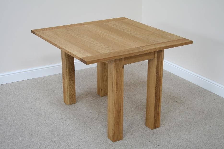 Flip Top Oak Dining Tables | Narrow Folding Console Tables For Small Oak Dining Tables (View 3 of 25)