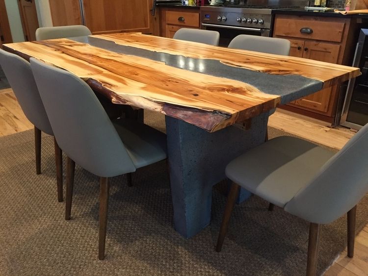 Handcrafted Wood Furniture Seattle Wa Solid Wood Dining Inside Solid Oak Dining Tables (Photo 8 of 25)