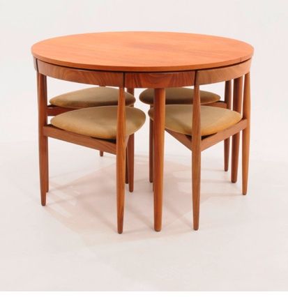 Hans Olsen Compact Dining Table & Chairs | Compact Dining Tables In In Compact Dining Sets (View 1 of 25)