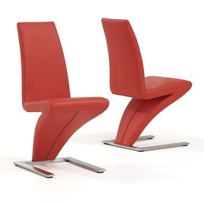 Harvey Red Dining Chairs (pair) – Robson Furniture Pertaining To Red Dining Chairs (View 13 of 25)