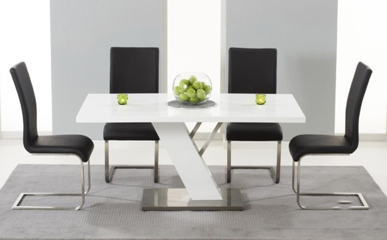 High Gloss Dining Table Sets | Great Furniture Trading Company | The For Hi Gloss Dining Tables (Photo 5 of 25)