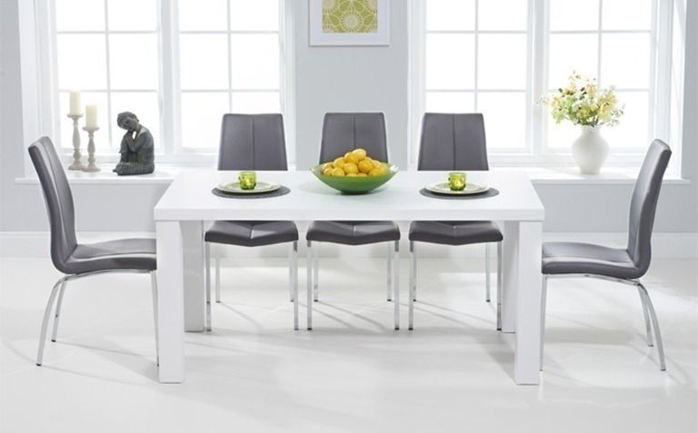 High Gloss Dining Table Sets | Great Furniture Trading Company | The In Hi Gloss Dining Tables (Photo 3 of 25)