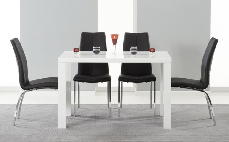 Featured Photo of  Best 25+ of White Gloss Dining Furniture