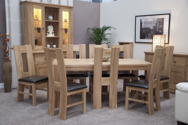 Featured Photo of  Best 25+ of Chunky Solid Oak Dining Tables and 6 Chairs