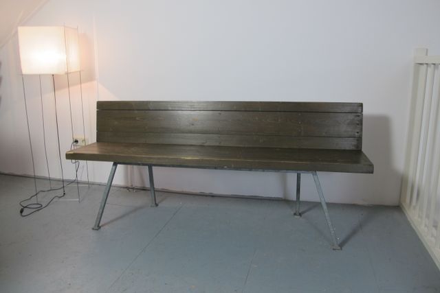 Industrial Benchdom Hans Van Der Laan For Sale At Pamono Intended For Bale 6 Piece Dining Sets With Dom Side Chairs (Photo 3 of 26)