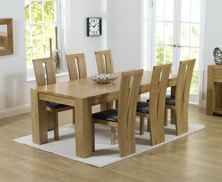 Kitchen Table 6 Chairs Set – Botscamp Inside Dining Table Sets With 6 Chairs (View 16 of 25)