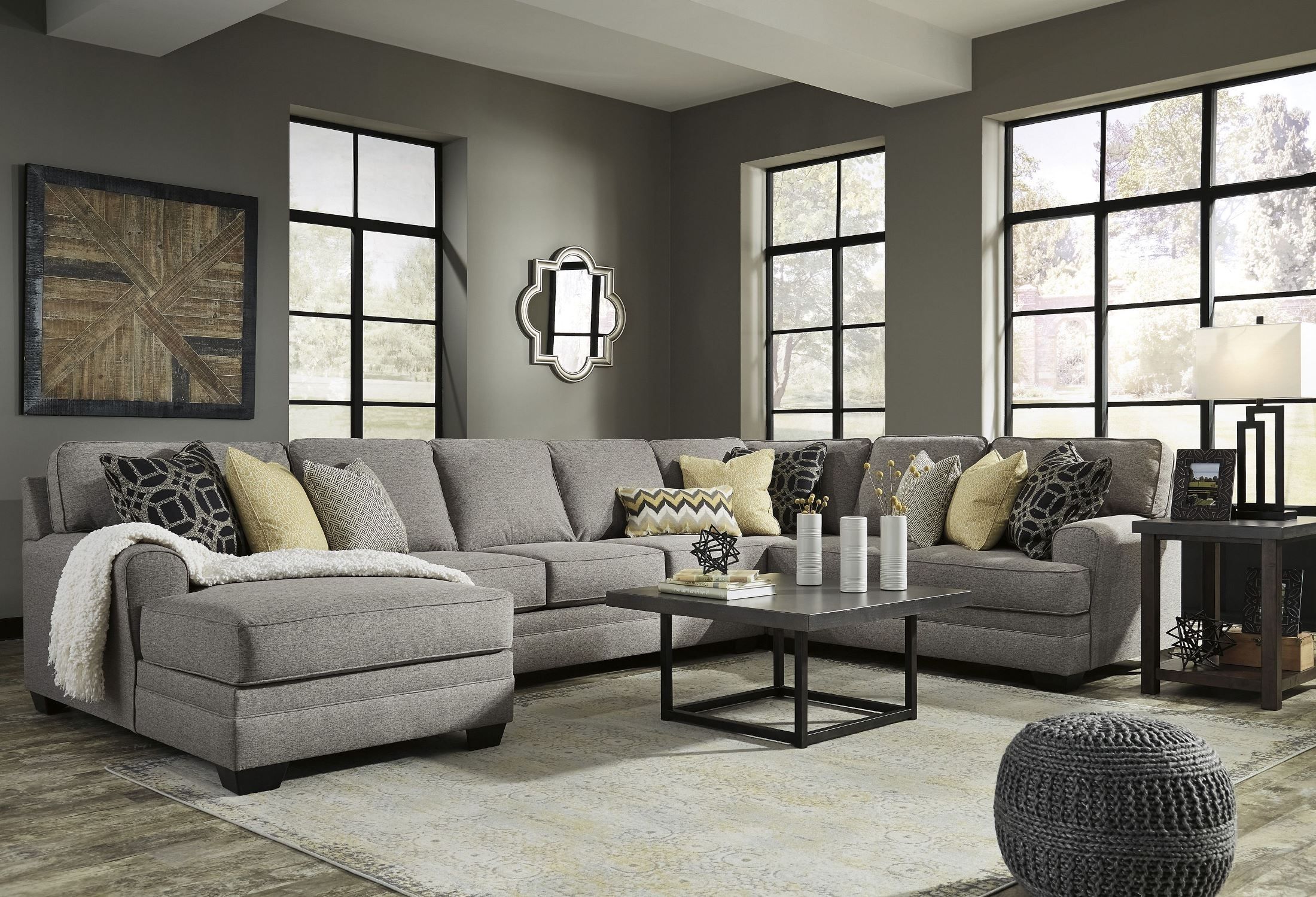 Large Chaise Sofas | Baci Living Room With Delano 2 Piece Sectionals With Laf Oversized Chaise (View 24 of 25)