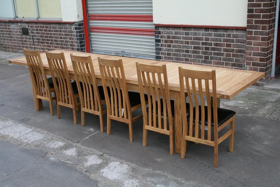 Large Dining Table| Seats 10, 12, 14, 16 People | Huge Big Tables Pertaining To Big Dining Tables For Sale (Photo 1 of 25)