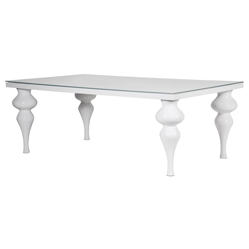 Large White High Gloss Dining Table | Living Rooms Direct Intended For Large White Gloss Dining Tables (Photo 1 of 25)