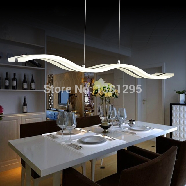 Led Pendant Lights Modern Design Kitchen Acrylic Suspension Hanging For Dining Tables Ceiling Lights (Photo 1 of 25)