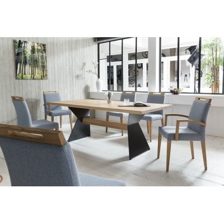 Leyla – Solid Wood Dining Table – Dining Tables (2346) – Sena Home With Solid Wood Dining Tables (Photo 17 of 25)