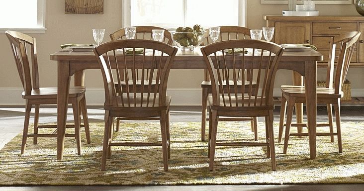 Liberty Furniture Candle Dining Collectiondining Rooms Outlet Inside Chandler 7 Piece Extension Dining Sets With Wood Side Chairs (View 23 of 25)