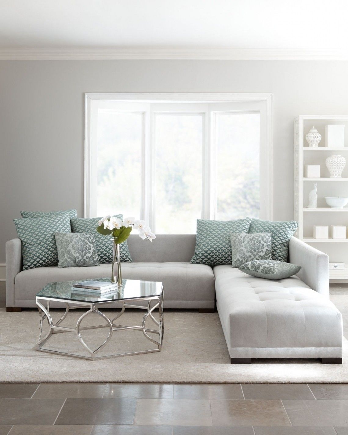 Light Grey Sectional – Implantologiabogota.co Intended For Aquarius Light Grey 2 Piece Sectionals With Laf Chaise (Photo 6455 of 7825)