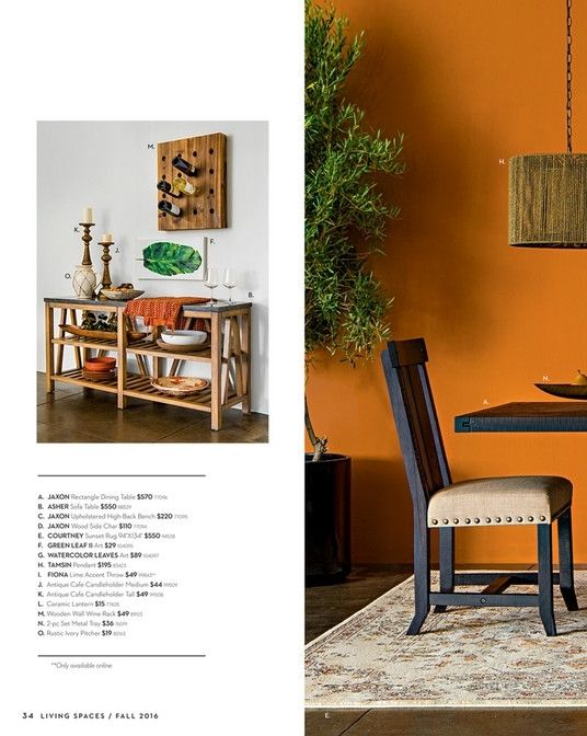 Living Spaces – Product Catalog – Fall 2016 – Jaxon Extension Throughout Jaxon Extension Rectangle Dining Tables (View 3 of 25)