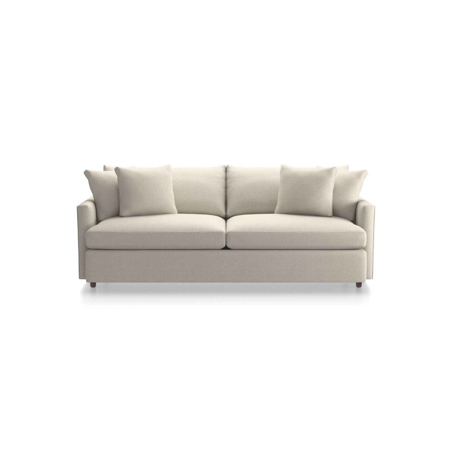 Lounge Ii 93" Sofa + Reviews | Crate And Barrel Inside Elm Grande Ii 2 Piece Sectionals (View 21 of 25)