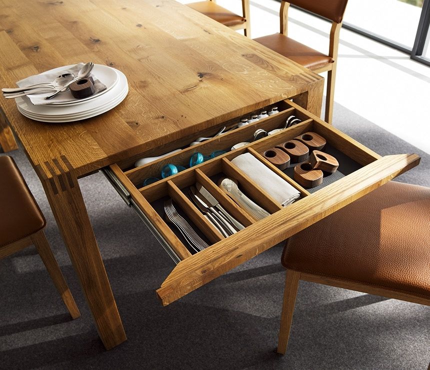 Luxury Solid Wood Table – Loft Team 7 – Wharfside Inside Solid Wood Dining Tables (Photo 12 of 25)
