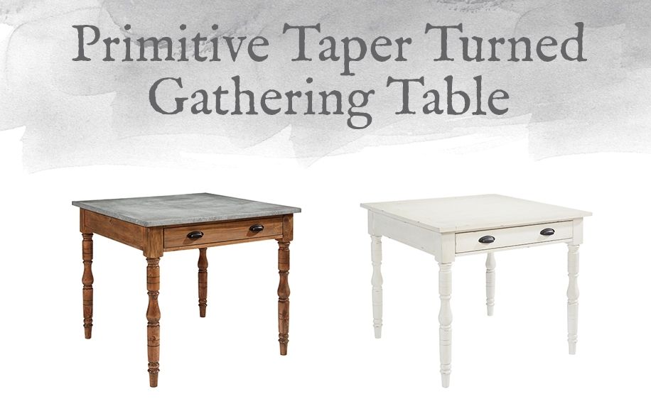 Magnolia Home Preview: Primitive Collection | Designgahs For Magnolia Home Taper Turned Jo's White Gathering Tables (Photo 6588 of 7825)