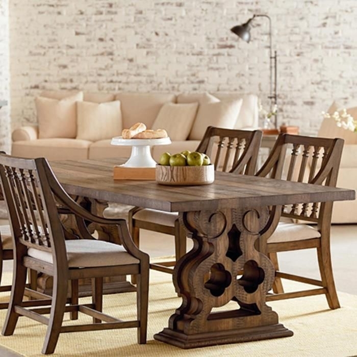 Featured Photo of Top 25 of Magnolia Home Double Pedestal Dining Tables