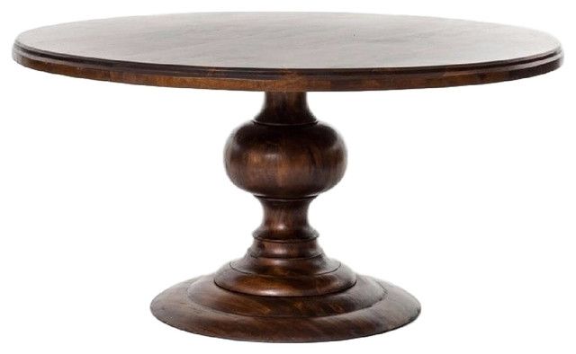 Magnolia Round Dining Table – Traditional – Dining Tables  The With Magnolia Home Top Tier Round Dining Tables (View 17 of 25)